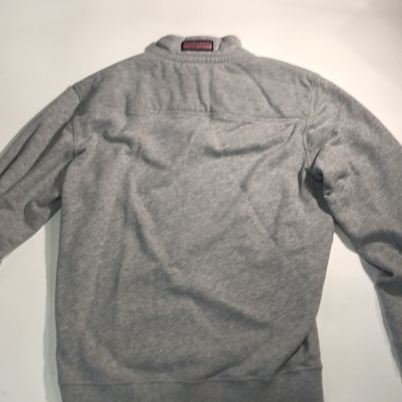 Vineyard vines grey 1/4 zip - Picture 2 of 4